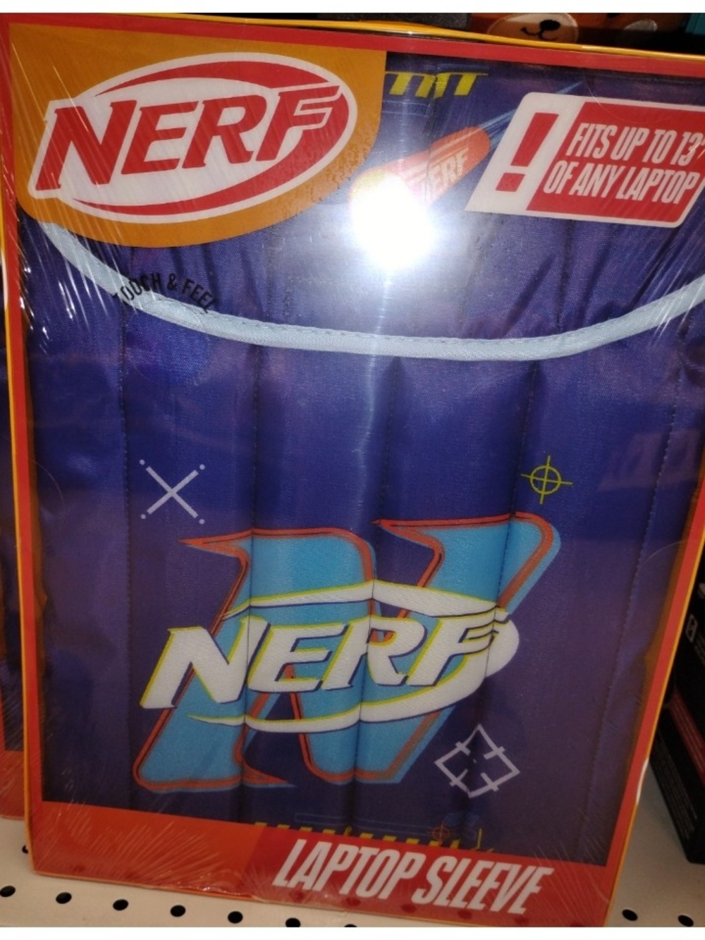 NERF Purple and Light Blue Padded Laptop Sleeve